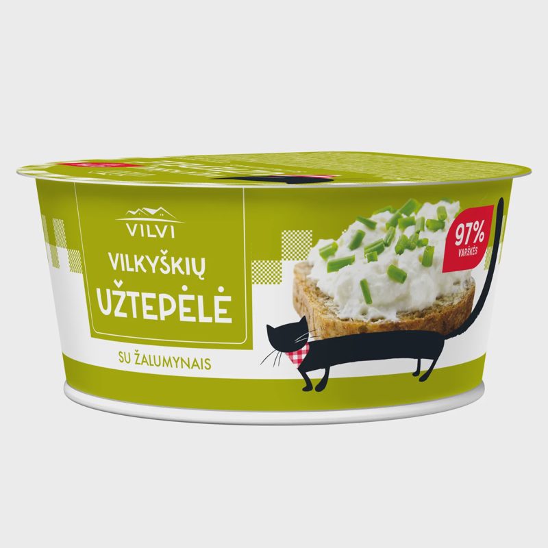 VILVI varšk. užtepėlė su žal., 18 %, 150 g