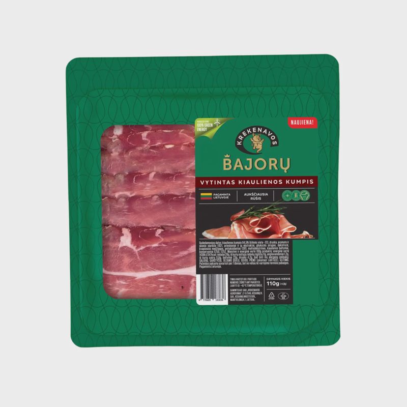 Vytintas BAJORŲ kumpis, a. r., 110 g