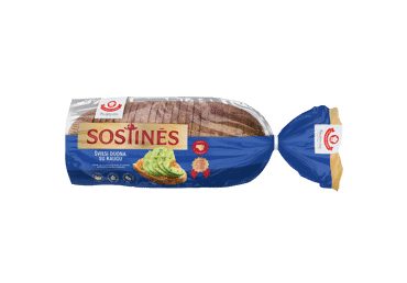 SOSTINĖS šviesi duona su raugu, 800 g