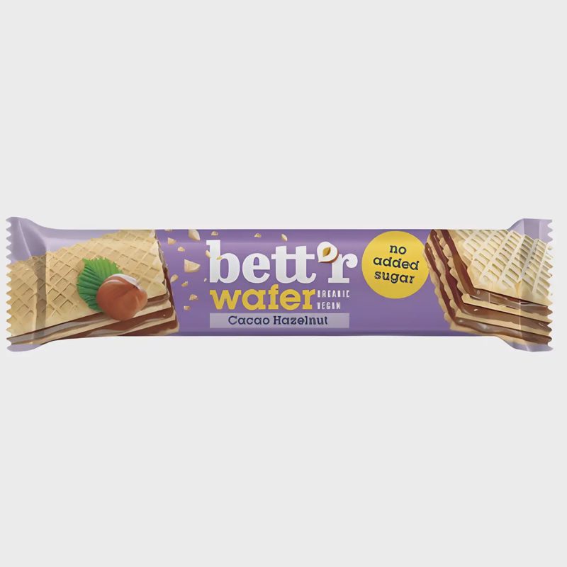 Ekol. vaflis su kremu BETTR, 30 g