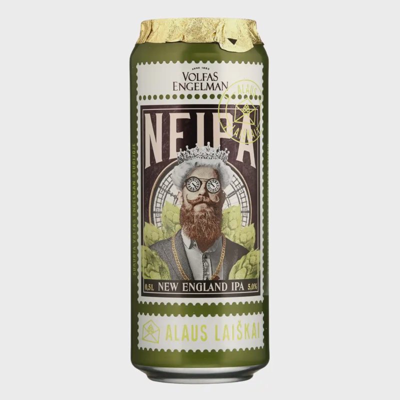 Alus ALAUS LAIŠKAI NEIPA, 5,0 %, 0,5 l