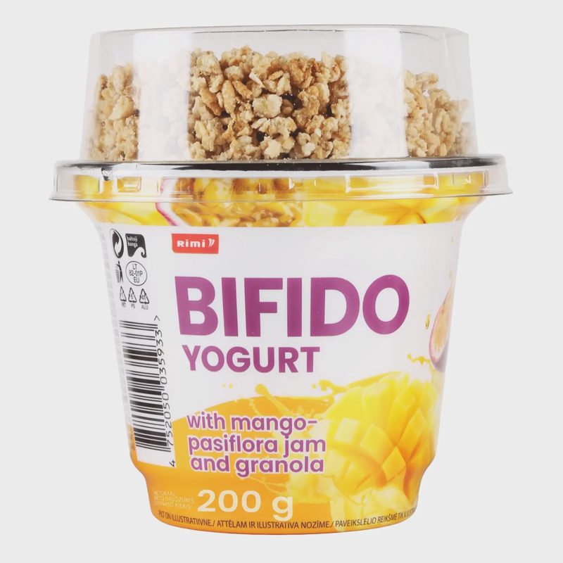 Jogurtas su mang., granola BIFIDO RIMI, 200 g