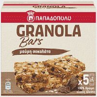 Παπαδοπούλου Granola Bars Σοκολάτα (5τεμ) 210gr