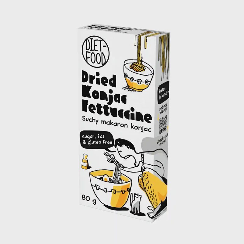 Dž. makaronai KONJAC FETTUCINE DIET-FOOD, 80g