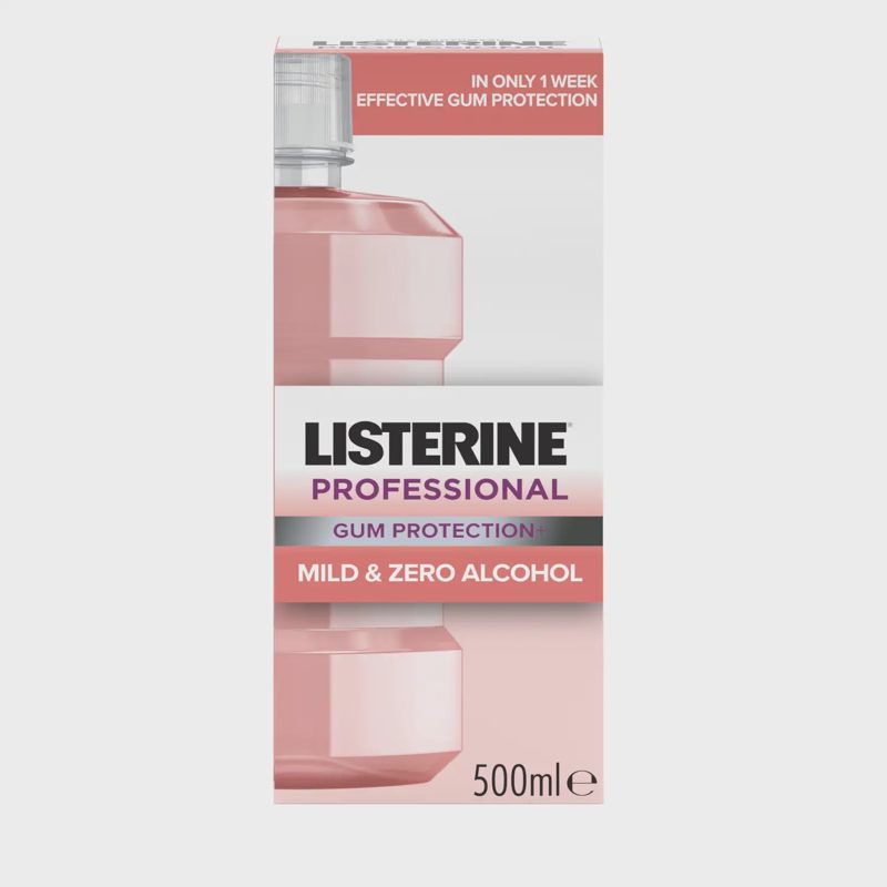Burn. sk. skystis LISTERINE GUM PROT., 500 ml