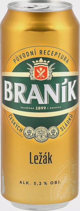 Braník Pivo ležák světlý 0,5l