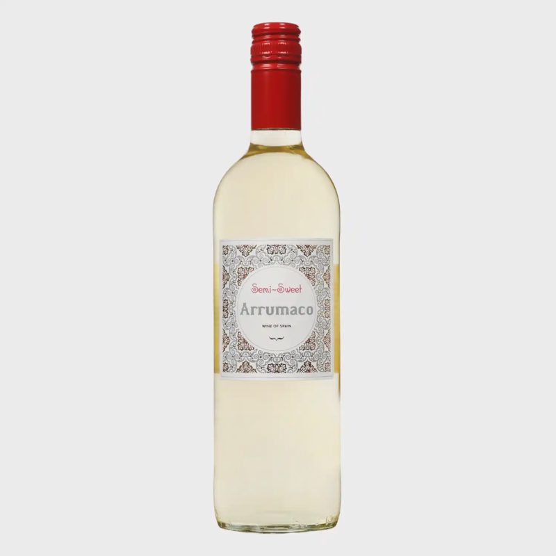 Baltasis pusiau saldus vynas ARRUMACO, 0,75l