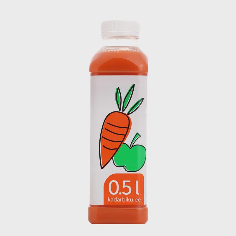 Morkų ir obuolių sultys, 500 ml