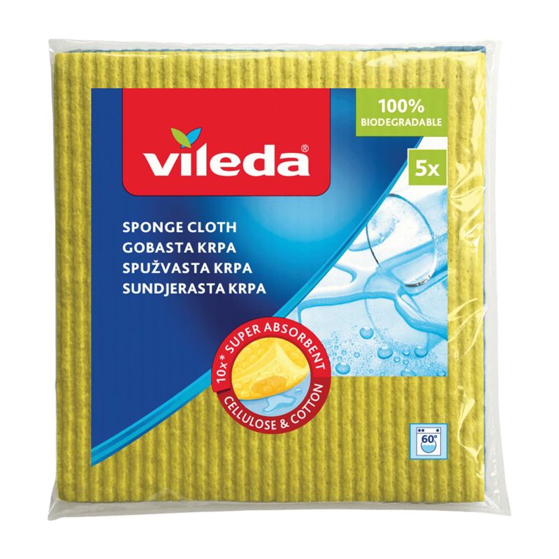 Vileda spužvasta krpa 5 kom