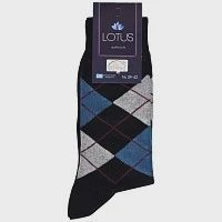 Lotus Κάλτσα Ανδρική Ελαστική Σχέδια Νο 39 - 42