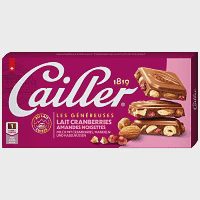 Cailler Milk Cranberries Haselnussen Almond 200gr
