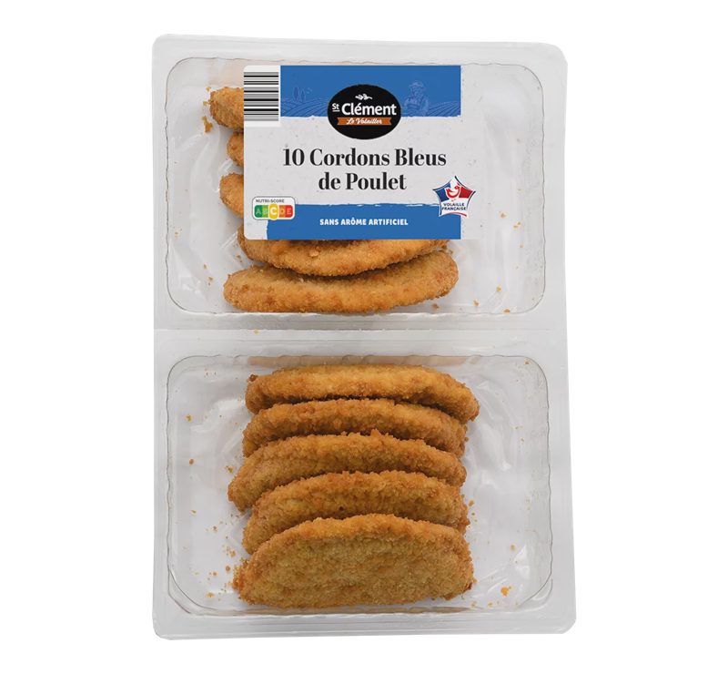 10 cordons bleus de poulet