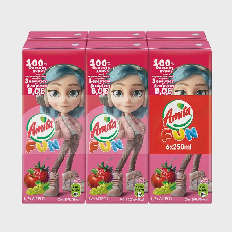 Amita Fun Yellow 6x250ml.