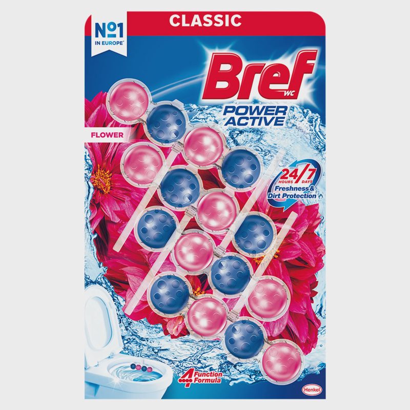 Bref Osvježivač WC školjke Flower 4x50 g