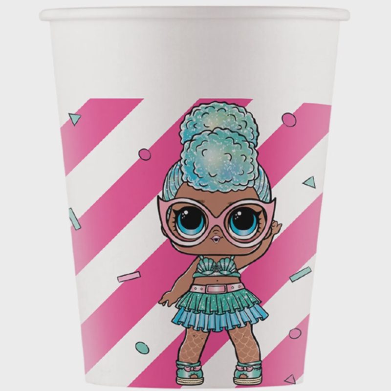 Pop. puodeliai „LOL“ 200ml 8vnt
