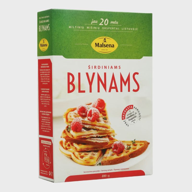 Mišinys širdiniams blynams MALSENA, 400 g