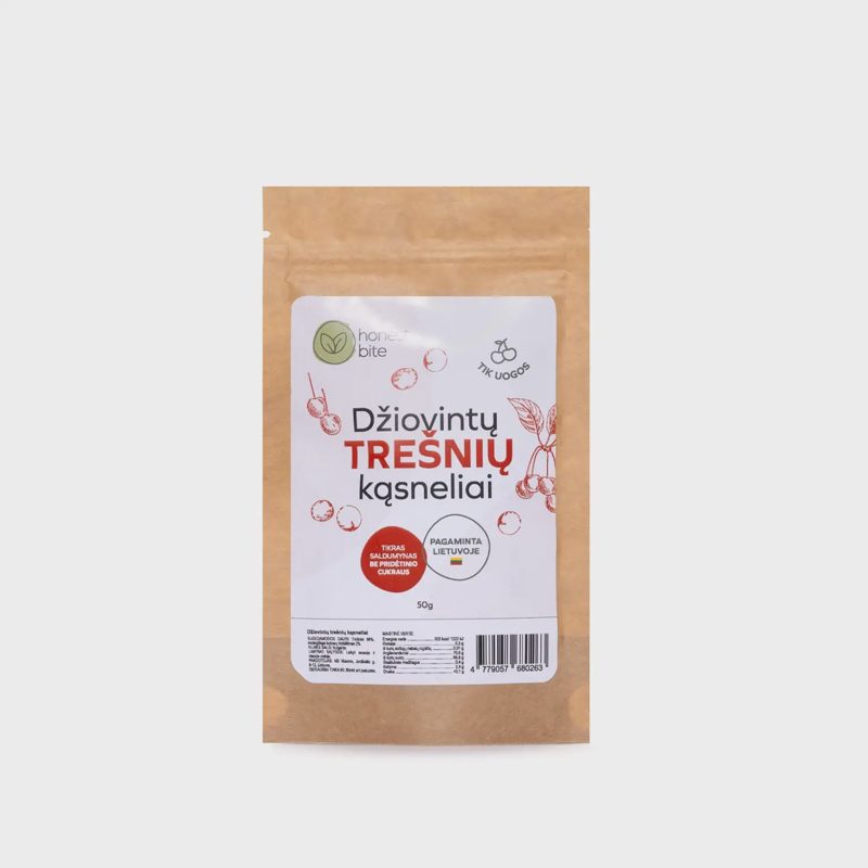 Dž. trešnių kąsneliai HONESTBITE, 50 g