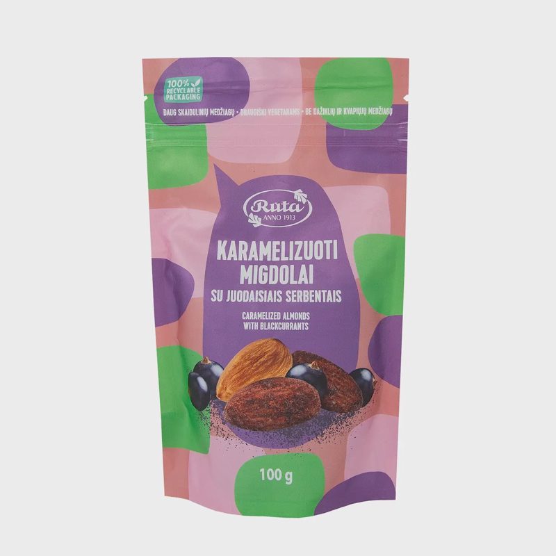 Karam. migdolai su juod. serbent. RŪTA, 100 g
