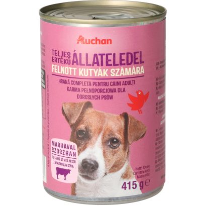 Auchan Kedvenc Kutyakonzerv marha 415 g