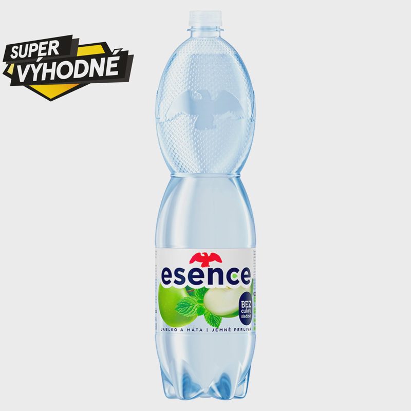 Mattoni Esence jablko a máta jemně perlivá 1,5l