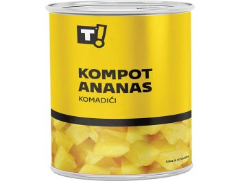 T! kompot ananas komadići 830 g
