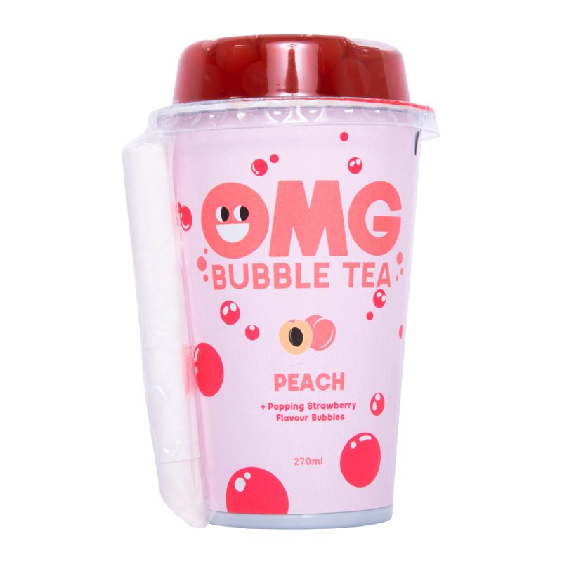 OMG Bubble Tea Peach
