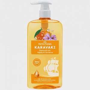 Papoutsanis Karavaki Σαμπουάν Λάμψη & Ζωντάνια Αντλία 600ml