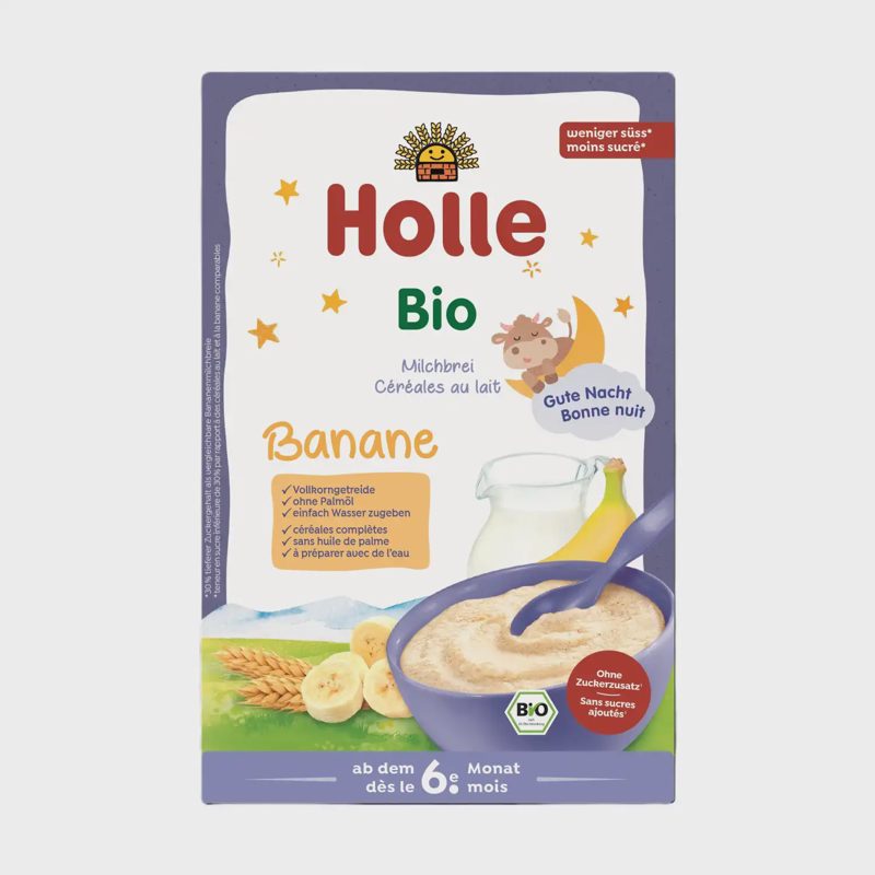 Ekol. pien. košė su ban. HOLLE, 6 mėn., 250 g
