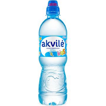 Negaz.nat.mineral. vanduo AKVILĖ KIDS, 500ml
