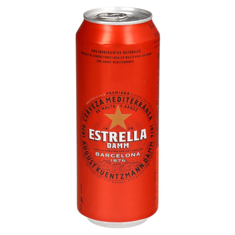 Estrella Damm Barcelona Beer 4.6% 500 ml
