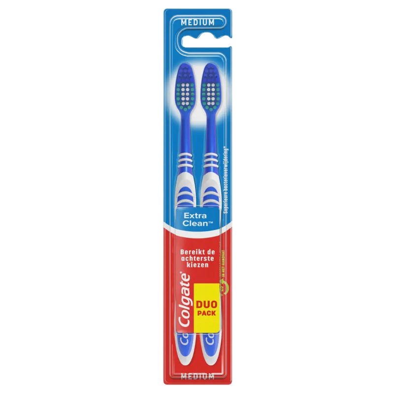 Cepillo de dientes Colgate Extra Clean 4 unidades
