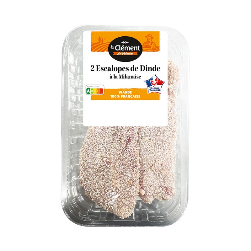 2 escalopes de dinde à la milanaise