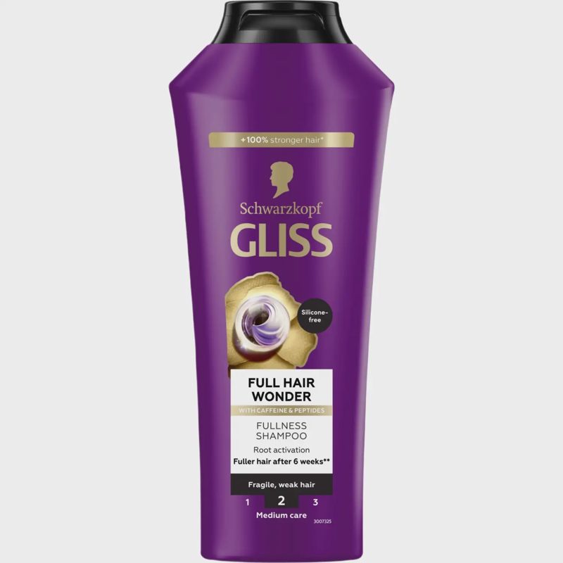 Plaukų šamp. GLISS FULL HAIR WONDER, 400 ml