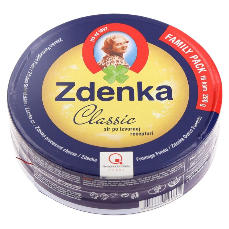 Zdenka sir topljeni clasic 280 g