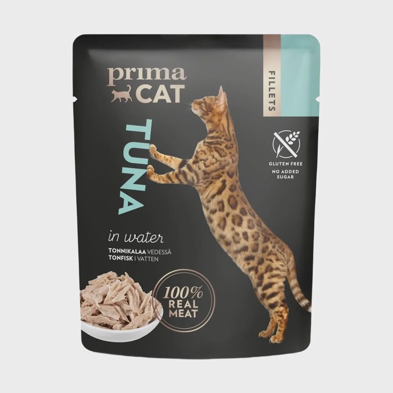 Kačių ėdalas tuno filė vand. PRIMACAT, 50 g