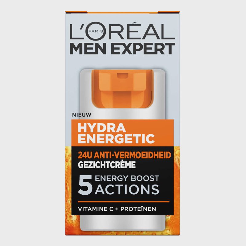 L'Oréal Paris Men Expert Hydra Energetic kasvovoide 50m väsymyksen merkkejä vastaan