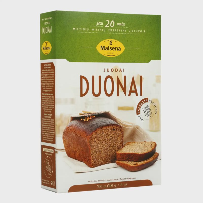 Miltinis mišinys juodai duonai MALSENA, 508 g
