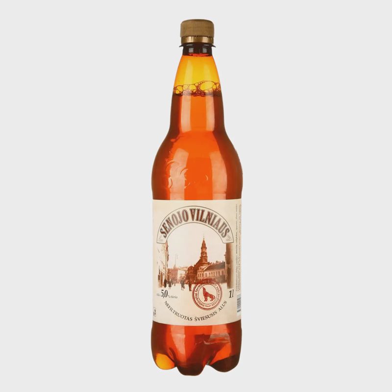 Šviesusis alus SENOJO VILNIAUS, 5,2%, 1l