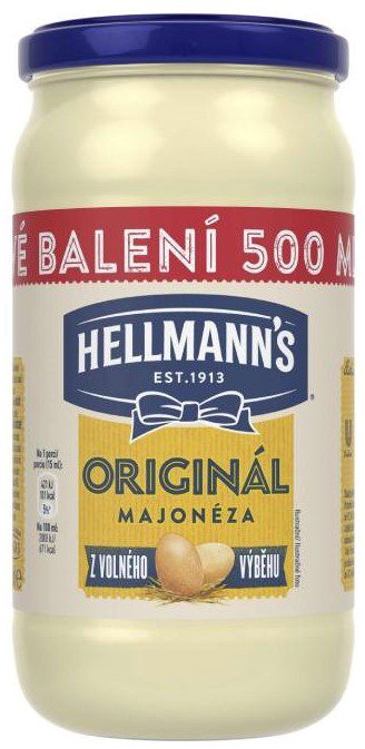 Majonezas HELLMANN'S ORIGINAL, 500 ml