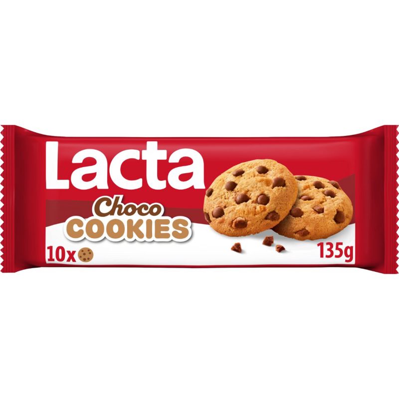 Lacta Choco Cookies Nut 135gr
