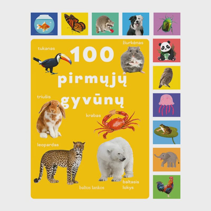 Knyga 100 PIRMŲJŲ GYVŪNŲ