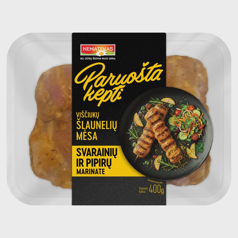 Višt. šl. mėsa svar., pipirų marin. PK, 400 g