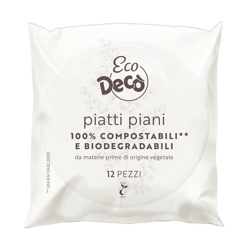 12 PIATTI PIANI BIANCHI MATERBI