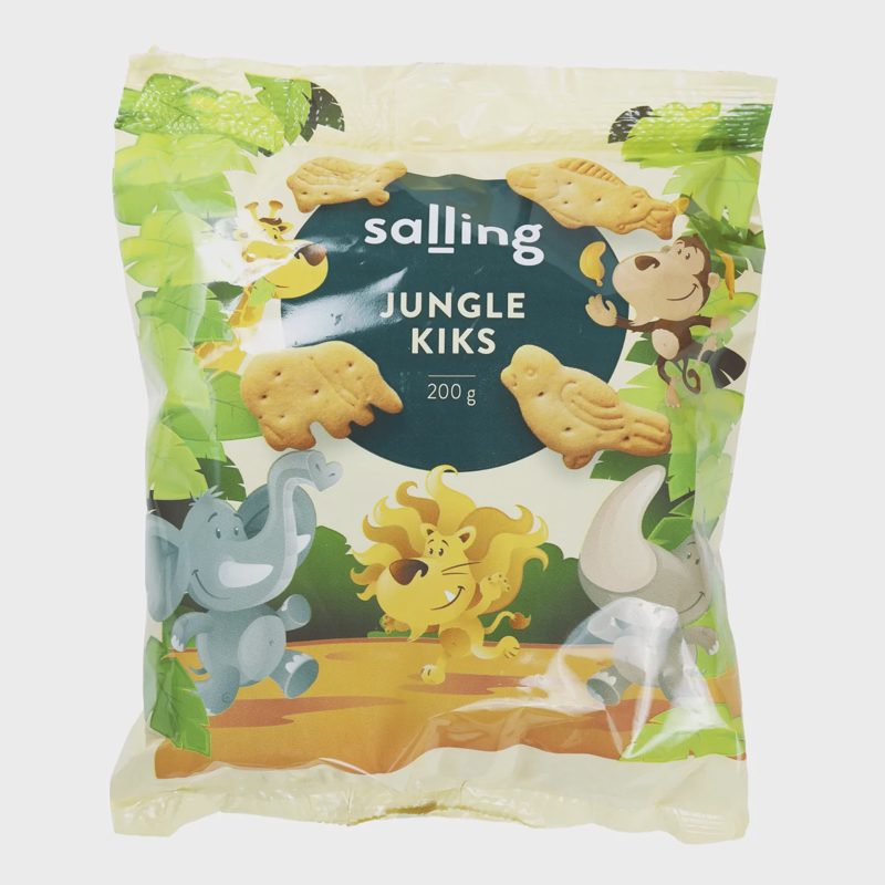 Sausainiai SALLING JUNGLE ANIMAL, 200 g