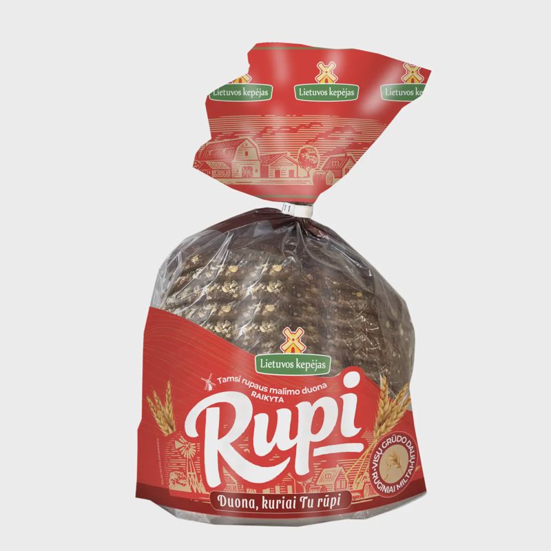 RUPI tamsi duona LIETUVOS KEPĖJAS, 600 g
