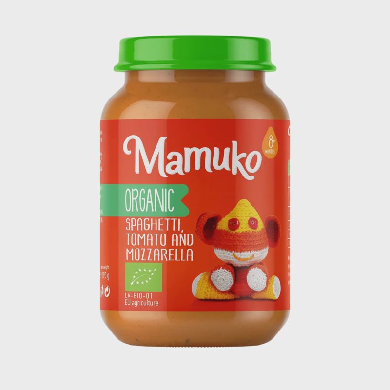 Ekol. spagečiai su pom., moc. MAMUKO, 190 g
