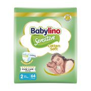 Babylino Sensitve Nappy Econ No 2 3-6kg 64pcs