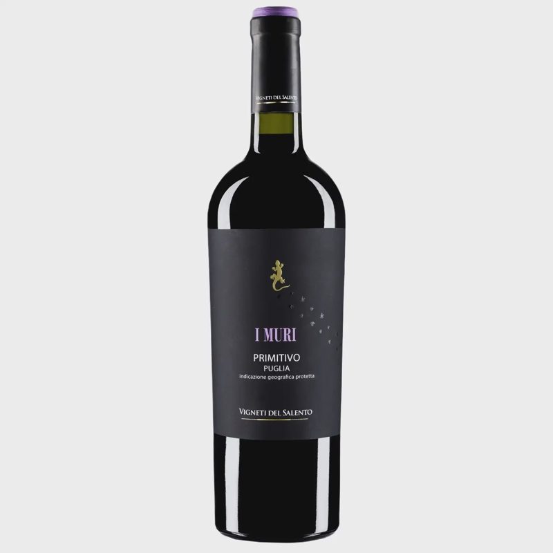 Raudonas sausas vynas PRIMITIVO PUGLIA, 0,75l