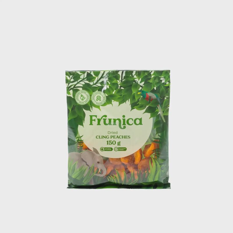 Džiovintų persikų puselės FRUNICA, 150 g