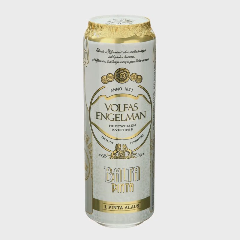 Alus VOLF.ENGELMAN Balt.pinta,5,2%,0,568l sk.